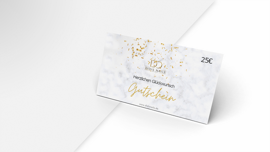 Glückwunsch - Gutschein 25 Euro