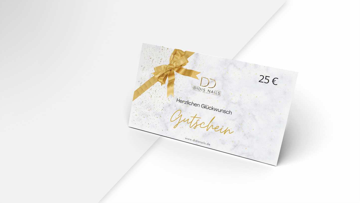 Glückwunsch - Gutschein 25 Euro