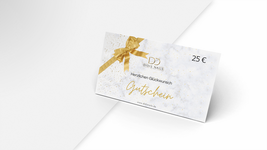 Glückwunsch - Gutschein 25 Euro